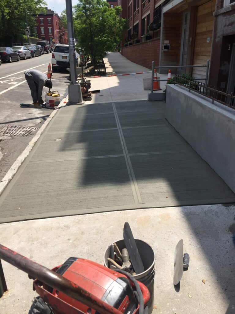 Sidewalk Restoration Cobble Hill Brooklyn